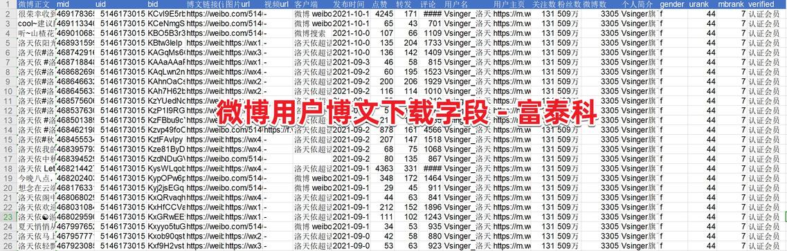 本服务提供新浪微博大V博文采集下载。