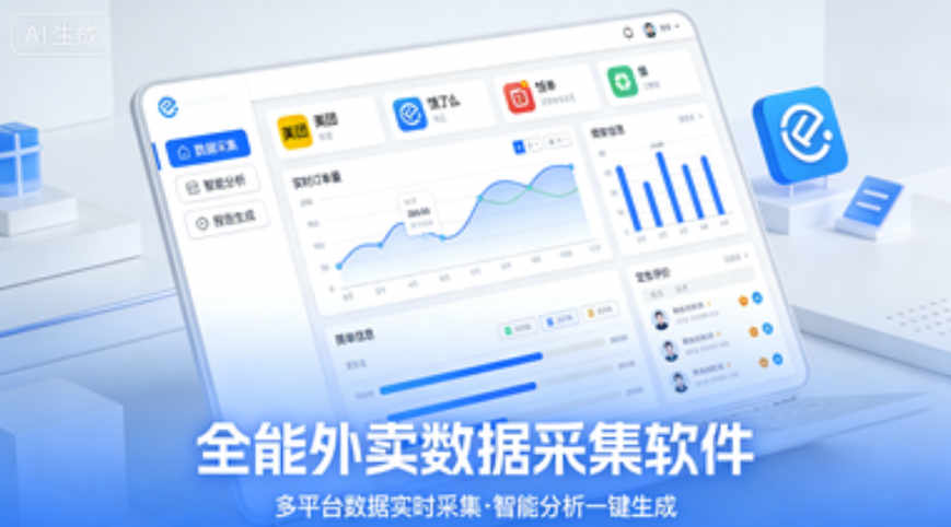 富泰科专业提供数据采集软件、爬虫定制开发、外卖商家数据采集工具。支持美团外卖、淘宝闪购(饿了么)、大众点评、小红书、抖音等平台一键采集导出Excel。软件稳定、教程详尽,支持定制需求,免费试用下载。高效解决数据获取难题!